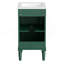 Armoire de salle de bain de style français 18 po avec rangement, solution pour petit espace avec lavabo en céramique, tablette réglable, charnières à fermeture en douceur