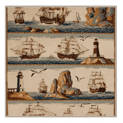 Tapis brun français lavable à la machine