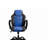 Modern Gaming Chair Office Chair Blue And Black Faux Leather with Chairs Casters-1193774108