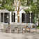Mariene 8 - Person Metal Patio Dining Set with Rectangular Table , Cushions Included
