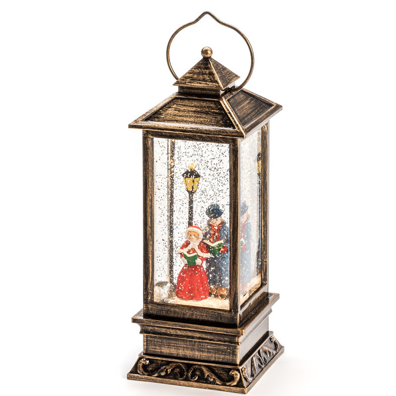 Snowy Serenades Christmas People Lantern