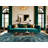 Washable Ocean teals Nautical Area Rug-1310338040