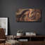  «Wooden Sandunes» par Rich Monet, art mural en métal, 24 po x 12 po-1534538564
