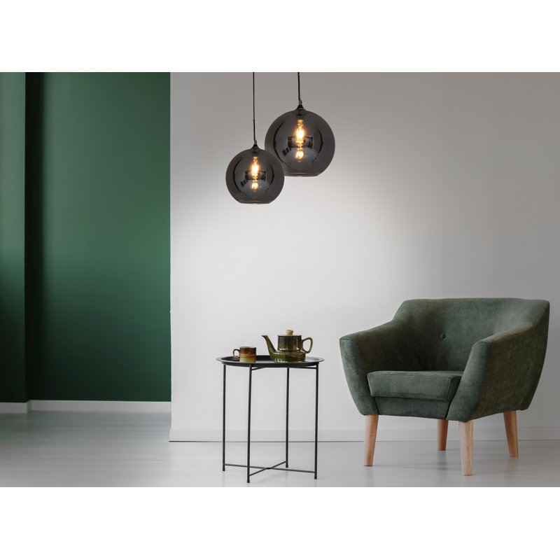 Piccadilly 1 - Light Anthracite Sphere Pendant
