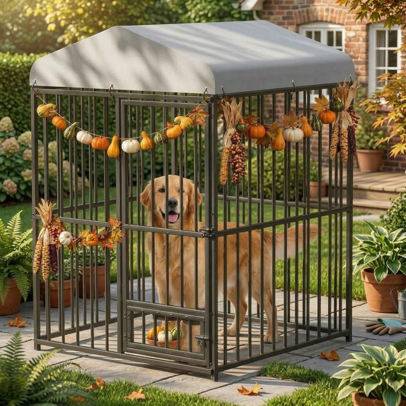 180cm H Metal Yard Kennel