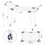Metal Foldable Freestanding Drying Rack-1830707289