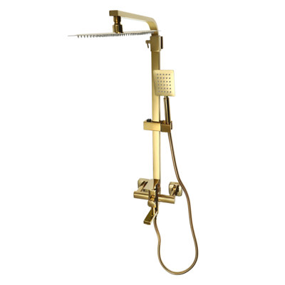 Système de douche complet avec valve brute