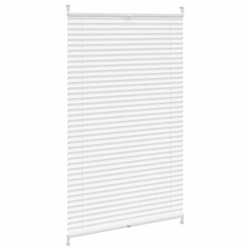 Room Darkening Pleated Blind, 70cm W x 150cm L, White