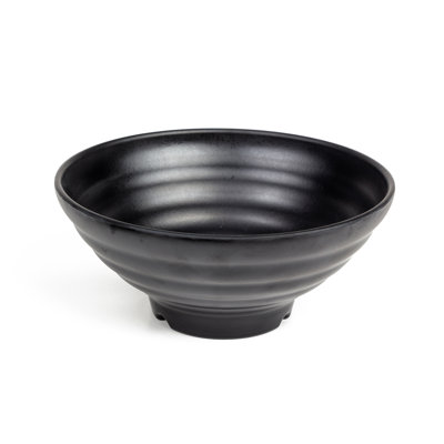 60 Ounce Large Melamine Japanese Ramen Noodle Soup Bowl Hard Plastic Dishware For Udon Soba Pho Asian Noodles - 8.66" X 4.33" (4 Bowls)