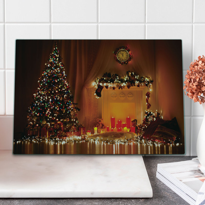 Planche à découper en verre christam east urban home