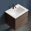 Lavabo de salle de bain rectangulaire en céramique 24 po Topcraft