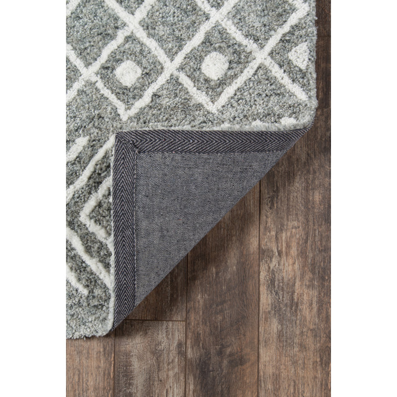 Kronqui Geometric Indoor Rug, Rectangle 9' x 12'