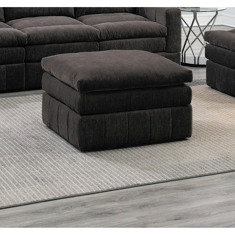 Living Modular 5pc - Suède, Mélange de suède brun