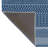 Blue-Toned Geometric Patterned Modern Decorative Rug-1880345049