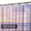 Rideau de douche avec 12 crochets Sunset-513471332