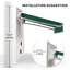 Auvent de terrasse rétractable 8 pi x 7 pi - Sun. Protection. Acier. Matériau. Facile à installer. Auvent de fenêtre polyvalent. Bloque la chaleur. Acier. Convient à divers environnements de surface