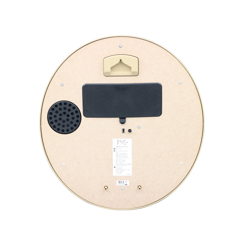 QXM357BRH Melodies In Motion Clock, Brown