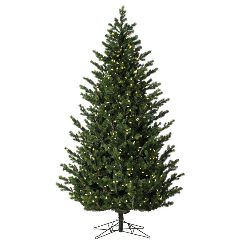 Eagle Frasier Artificial Christmas Tree Warm White Dura-lit® LED Lights with Stand, 9' H x 67" W, Pre-Lit