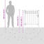 156 cm W Gate Fencing