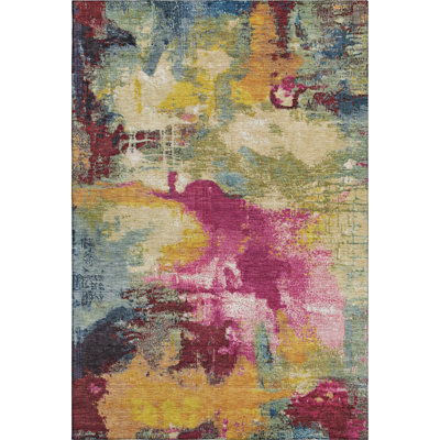 Premium Machine Washable Bucz AMF1738 Modern Rug
