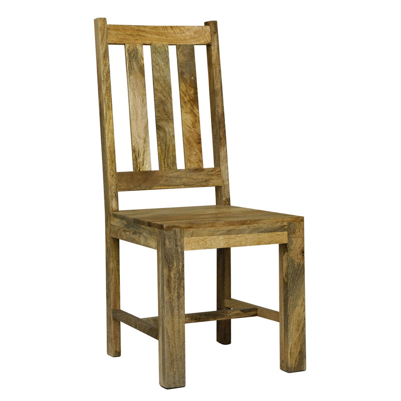 Quinton Solid Wood Dining Chair, Light Mango