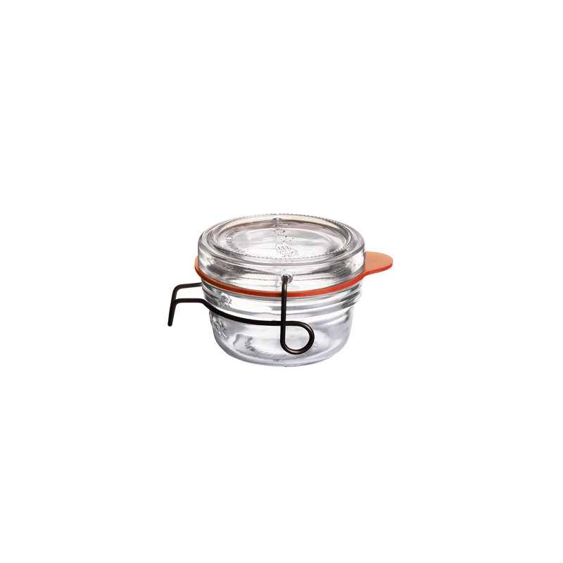 Lock-Eat Food Jar (Set of 6), 2.5" H x 3.4" W x 3.4" D