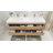 Hartsock Double Bathroom Vanity with Acrylic Top-947912860