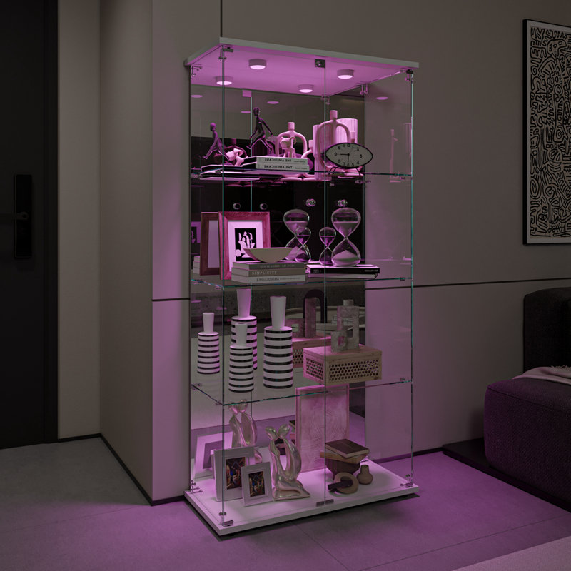 Display Cabinet, White