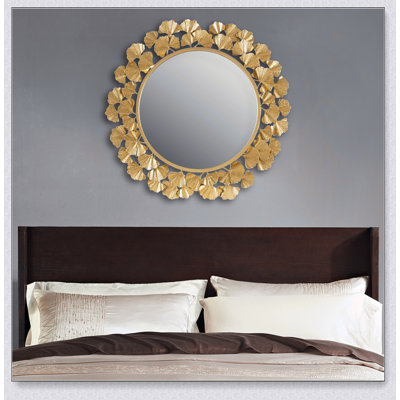 Miroir mural rond 30,5 pouces Gingko
