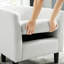 Chaise rembourrée avec repose-pieds-1783890148