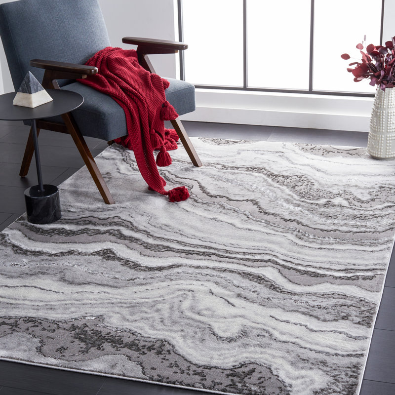 Quiln Performance Abstract Rug, Rectangle 8' x 10'