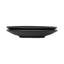 Round Plate, 8 1/4" Dia. X 1 1/4" H., Hermosa, Black