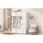 4-in-1 Hall Tree with Padded Bench, 4 Hooks, and Multi-Tier Storage Shelves-129389707
