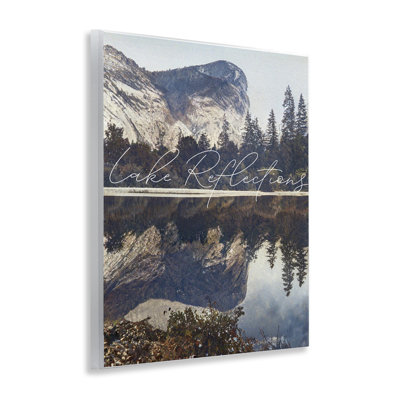 Scenic Lake Reflections Wall Plaque, design by Sophie 6