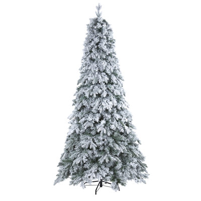 Lighted Artificial Pine Christmas Tree