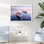«Dinghy Boat Tranquility Pastel Sunset» sur toile