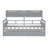 Daybed, Wood Slat Support, with Bedside Shelf and Two Drawers-506984263-505039233
