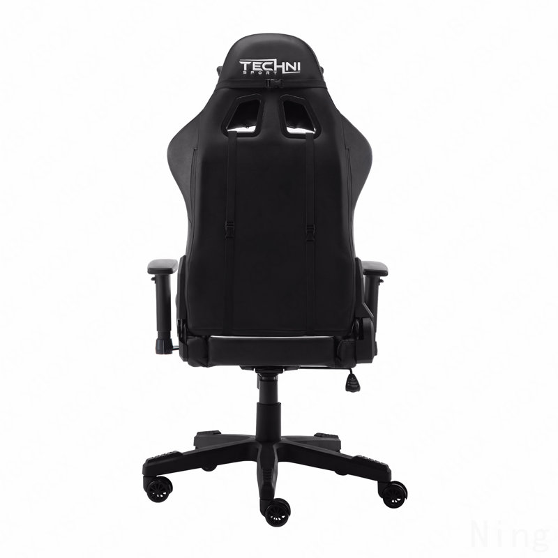 Fauteuil de jeu blanc PC Office, Blanc, Blanc