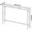 47.2" Narrow Console Table, Skinny Entryway Table, Rustic Brown With Black Metal Frame, Modern Industrial Sofa Table For Living Room, Entryway, Foyer, Corridor, Office