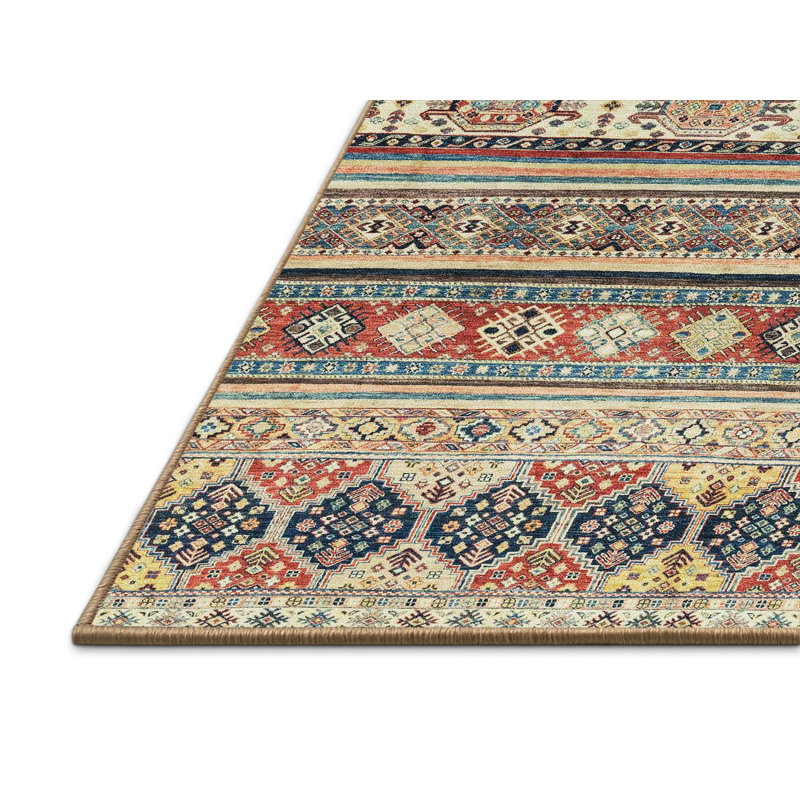 Abstract Indoor Rug, Rectangle 7' x 10'