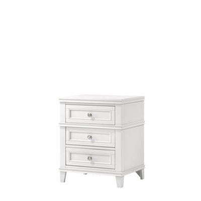 3 Drawer Nightstand W/ USB