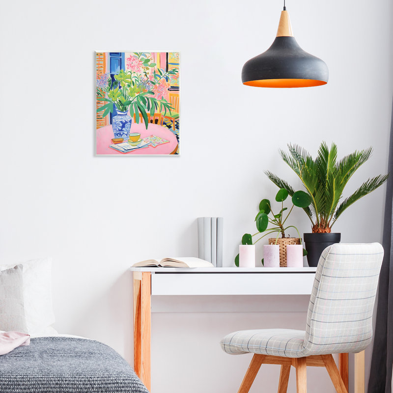 Fleurs sur table, plaque murale, design par Creative Studio