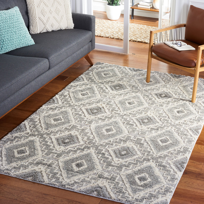 Tapis à poils longs Martha Stewart Lucia, Rectangle 4 pi x 6 pi
