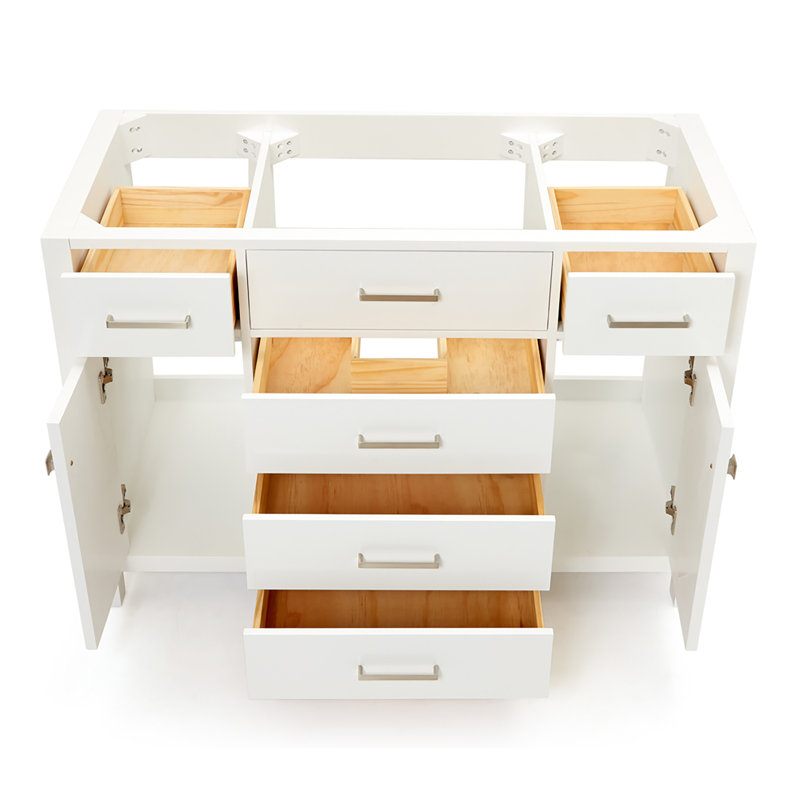 Petrel 48'' Single Bathroom Vanity Base Only, White