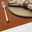 Napperon Novo Cuero, brun, 16,5 po x 12,5 po, ensemble de 6