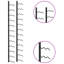 Jarman Wall Mounted Wine Bottle Rack in Black