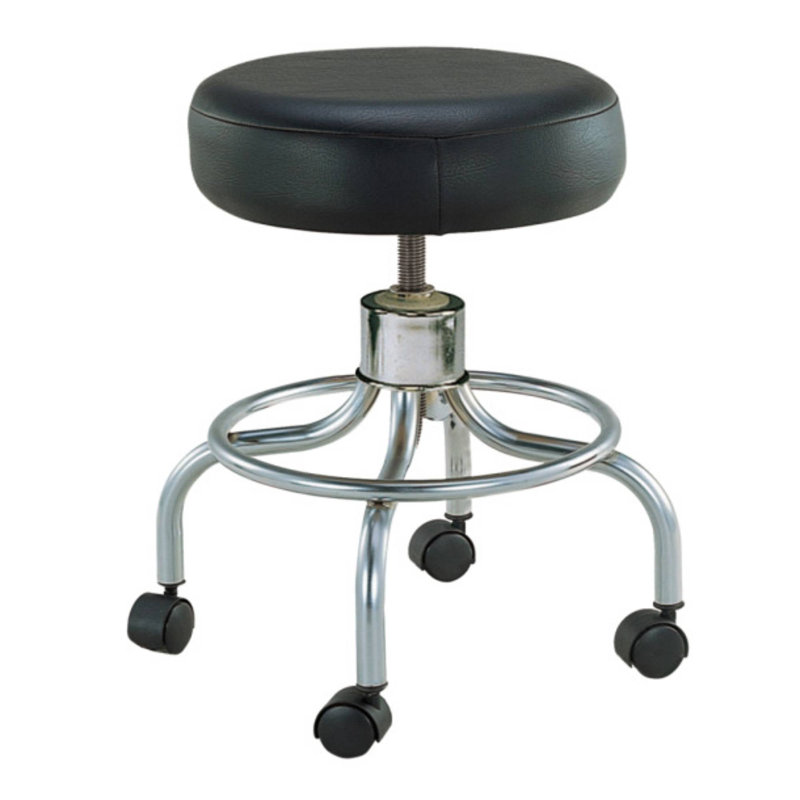 Naydia Adjustable Height Ergonomic Lab Stool with Footrest