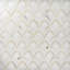 Konwalia 14x15 Floral Polished Marble Mosaic Tile-44443447
