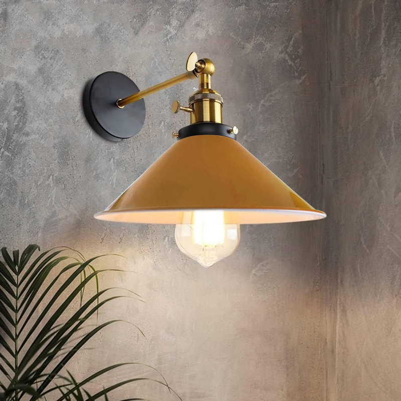 Armed Sconce, Yellow