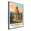 The Pineapple, Scotland - Romantic Travel Poster Celebrating An Iconic Folly And Georgian Elegance. Giclee Print On Wrapped Canvas. Wall Art, Home Decor - Iconic Buildings & Architecture, Scotland - Wrapped Canvas Print-1058235774
